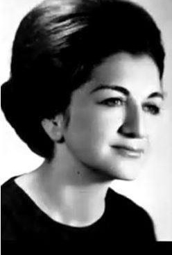 سیمین رجالی در جوانی